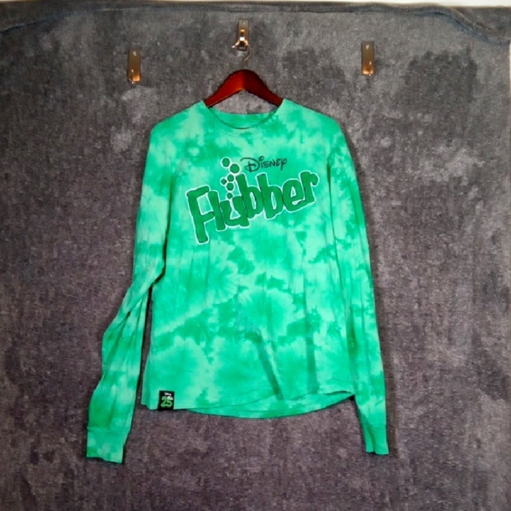 Disney Flubber 25th Anniversary Vintage Tie Dye Long Sleeve Tshirt Womens Large